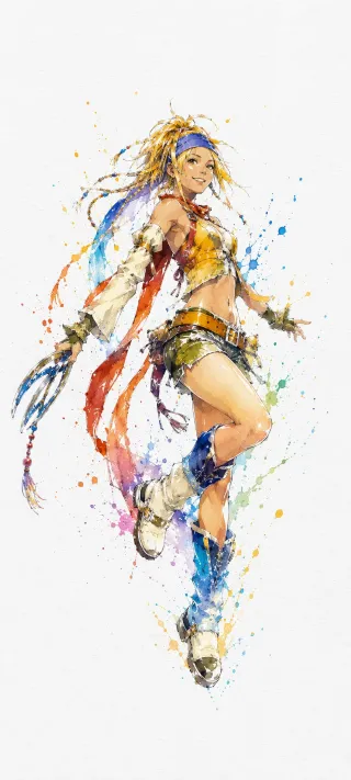 Rikku of the Al Bhed phone wallpaper