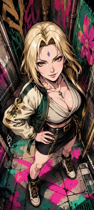 Tsunade's Smile phone wallpaper