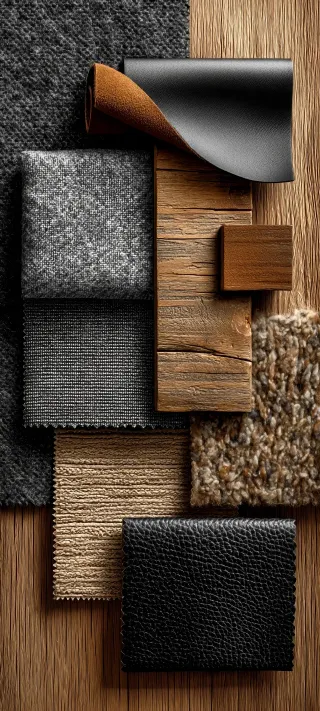 Study of Leather and Grain phone wallpaper