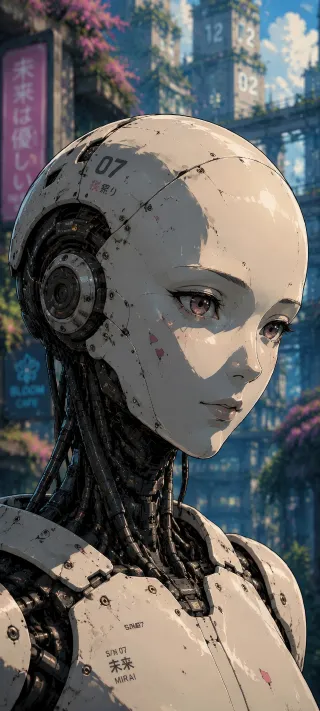 Silent Automaton Reverie phone wallpaper