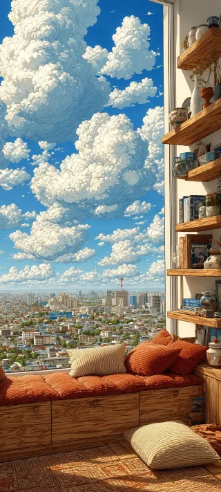 Cloud Atlas Window phone wallpaper