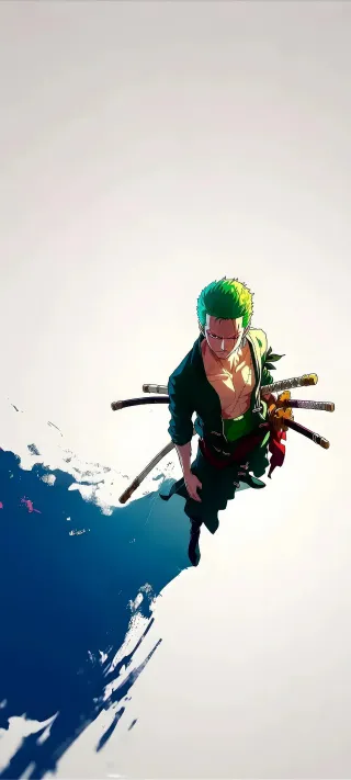 The Silent Path of the Emerald Swordsman phone wallpaper