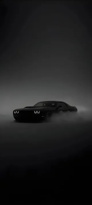 The Ghostly Burnout phone wallpaper