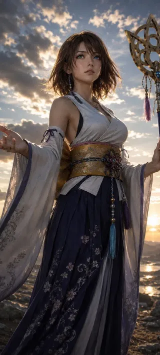 Yuna phone wallpaper