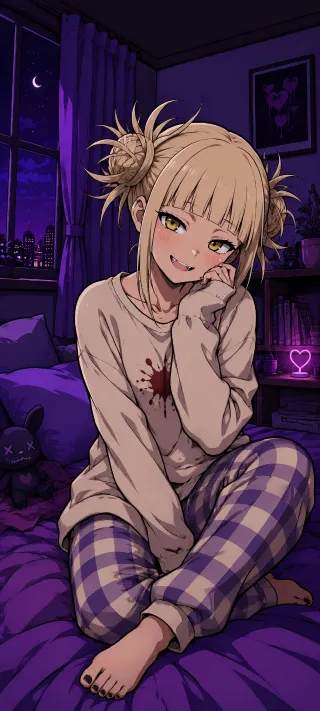 Himiko Toga at Midnight phone wallpaper