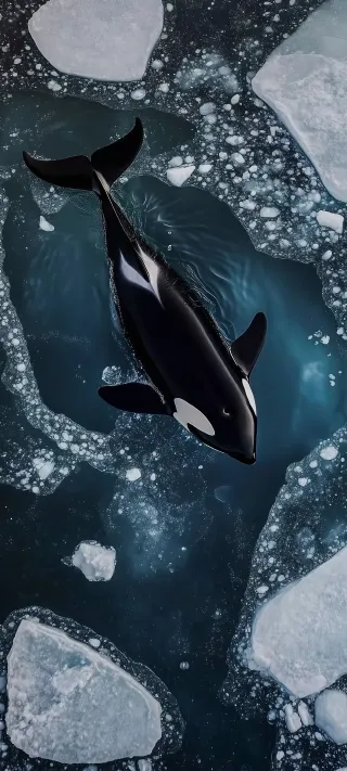 The Shadow Monarch of the Frozen Deep phone wallpaper