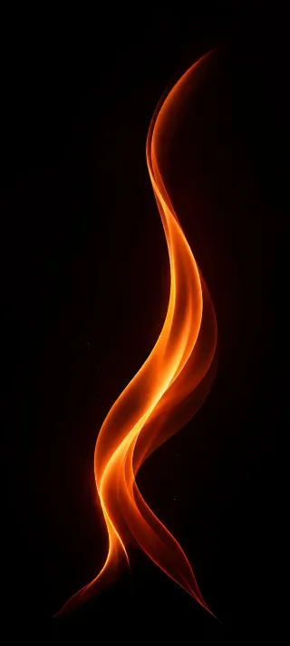 Flame Ribbon phone wallpaper