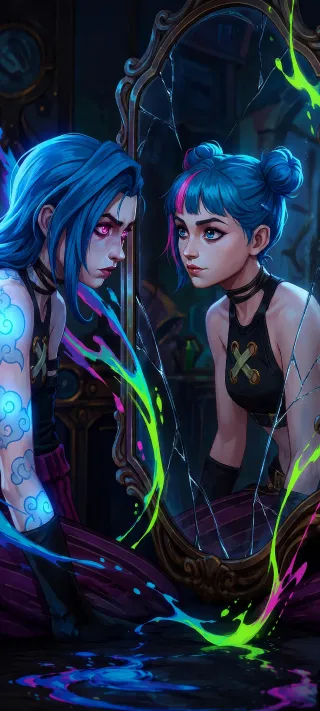 The Shattered Glass of What We Were phone wallpaper
