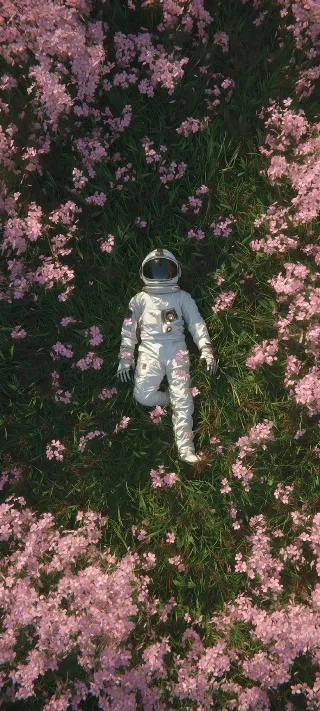 Lost in the Meadow phone wallpaper