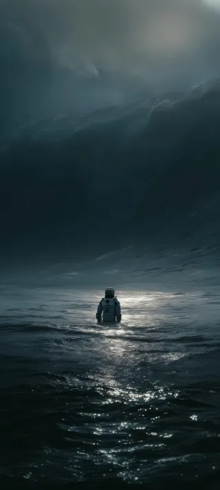 Interstellar Wave phone wallpaper