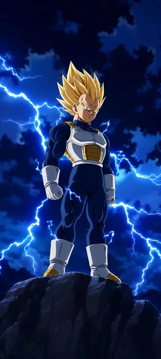 Vegeta, Prince of Saiyans phone wallpaper