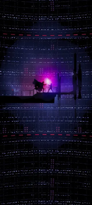 Luke vs Vador phone wallpaper