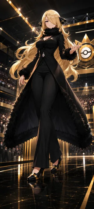 Cynthia of Sinnoh phone wallpaper