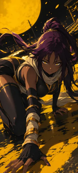 Golden Eyes on the Floor phone wallpaper