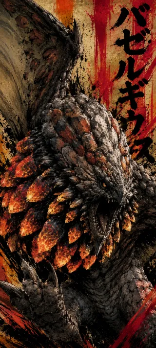 Ash and Flame Sentinel phone wallpaper