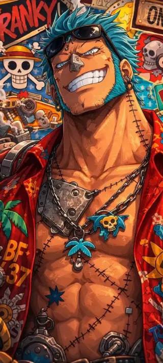 Patchwork Pirate Reverie phone wallpaper
