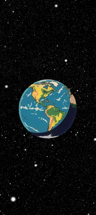 Earth Digital Art phone wallpaper