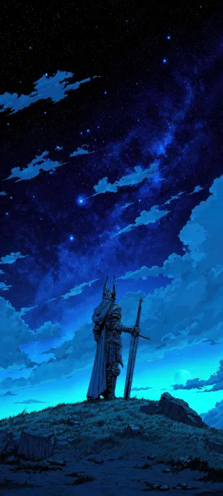 The Starward Knight phone wallpaper