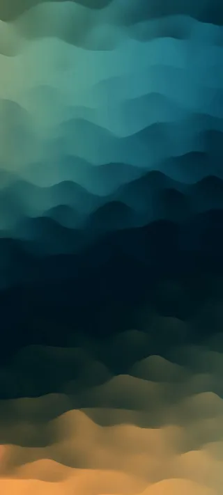 Colored waves abstract phone wallpaper