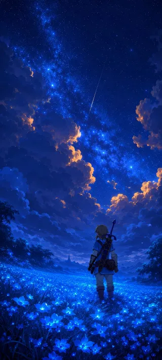 Link's Starfield phone wallpaper