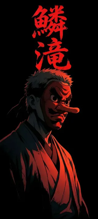 Sakonji Urokodaki in Shadow phone wallpaper