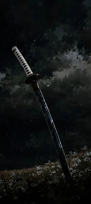 Katana's Rest phone wallpaper