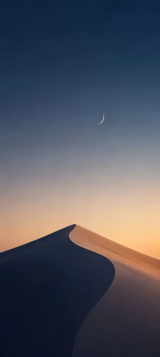 Crescent Above the Dune phone wallpaper