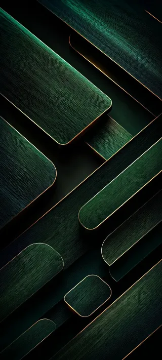 Emerald Geometry phone wallpaper