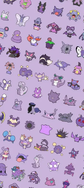 Lavender Phantom Parade phone wallpaper