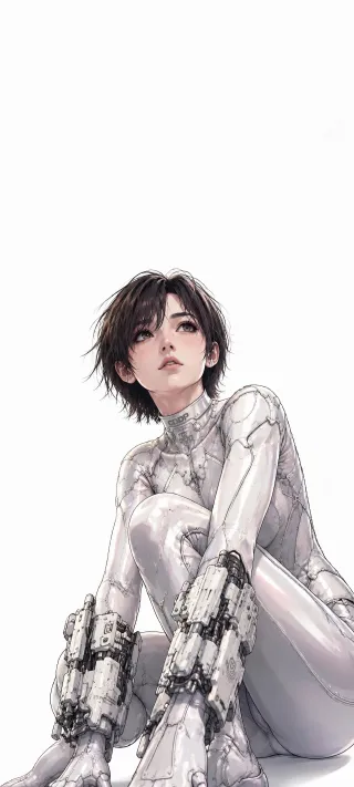 Chrome Frame Eve Stellar Blade phone wallpaper