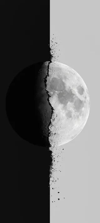 Lunar Divide phone wallpaper