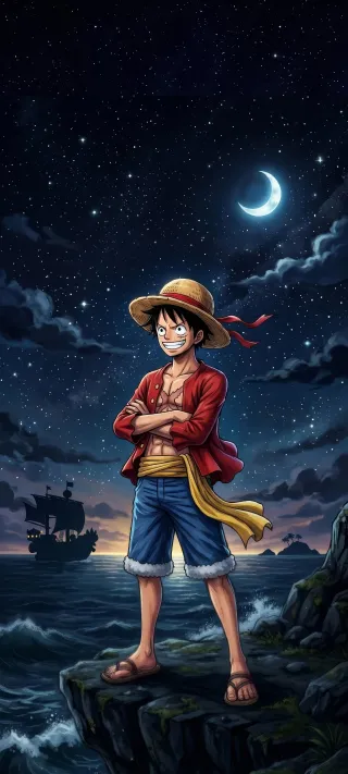 Voyage of the Straw-Hatted Captain phone wallpaper