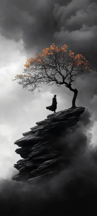 Solitary Sentinel phone wallpaper