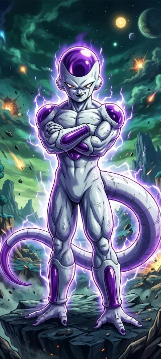 Frieza's stare phone wallpaper
