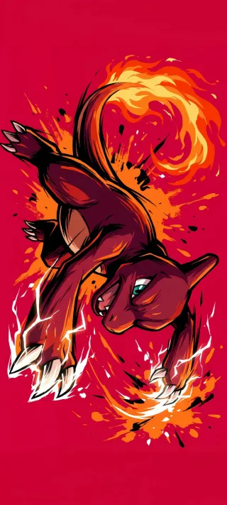 Charmeleon's Claws phone wallpaper