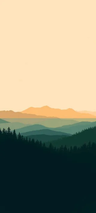 Pine Ridges at Dawn phone wallpaper