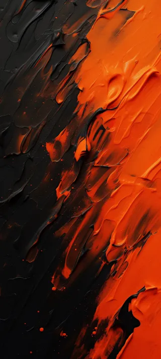 Ember and Obsidian phone wallpaper