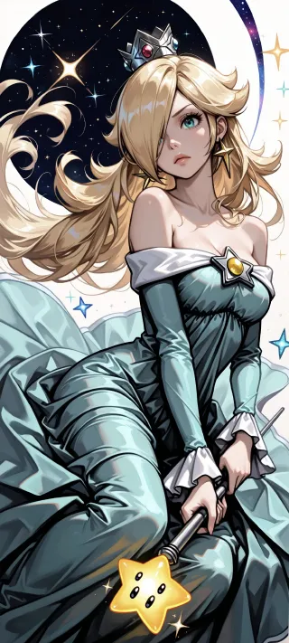 Princess Rosalina phone wallpaper