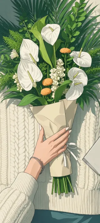 Calla Lily Bouquet phone wallpaper