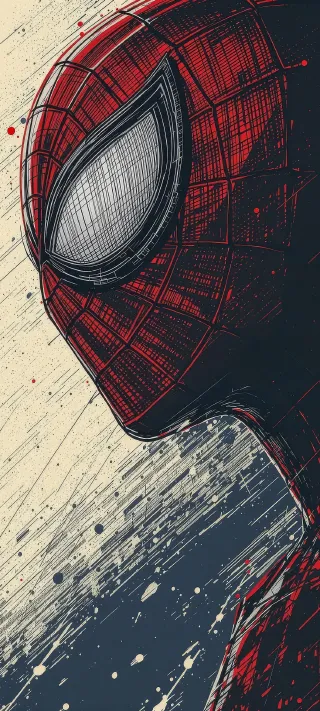 Stenciled Nightwatch phone wallpaper