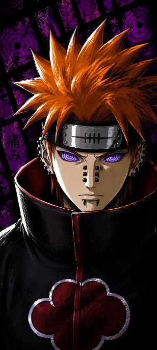 Pain of the Akatsuki phone wallpaper