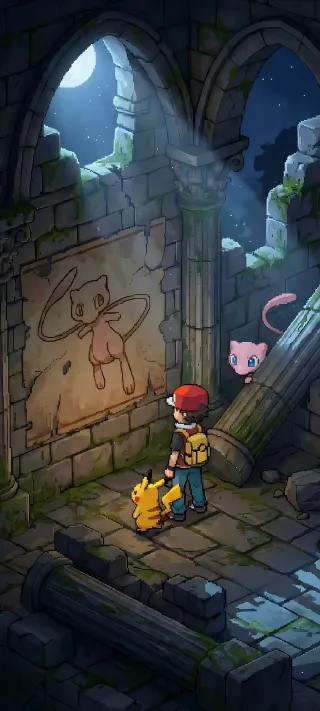 The Secret of the Ancient Mural phone wallpaper