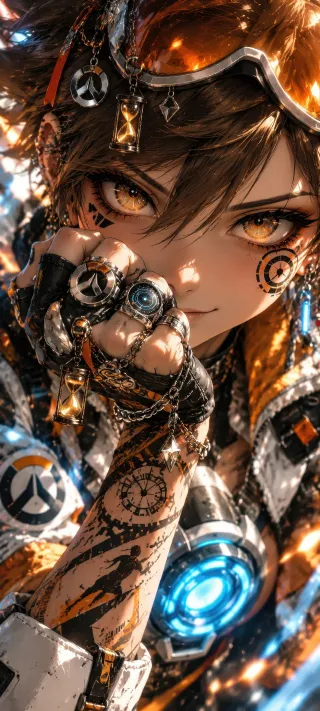 Clockwork Aviator phone wallpaper