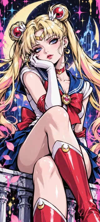 Usagi Tsukino Sailor Moon phone wallpaper