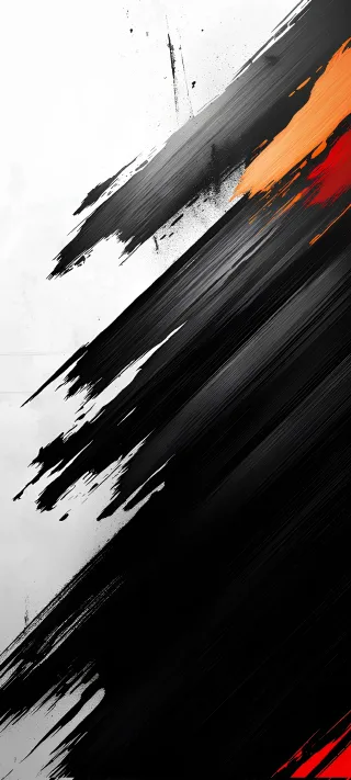 Abstract Dynamic Brush Strokes phone wallpaper