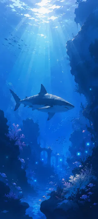 The Lone Monarch of Atlantis phone wallpaper