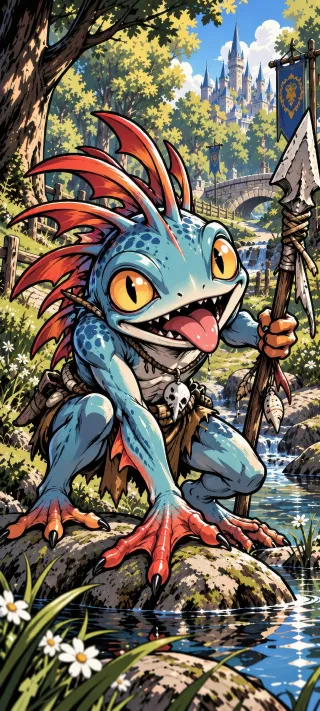 Murloc of Stormwind phone wallpaper