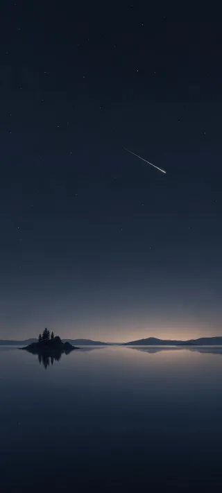 Meteor Over Stillwater phone wallpaper