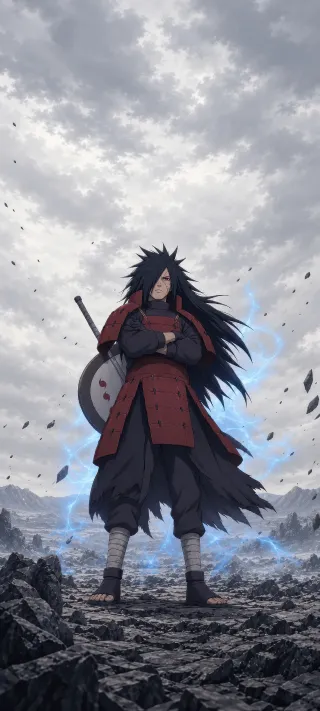 Madara Uchiha at War phone wallpaper