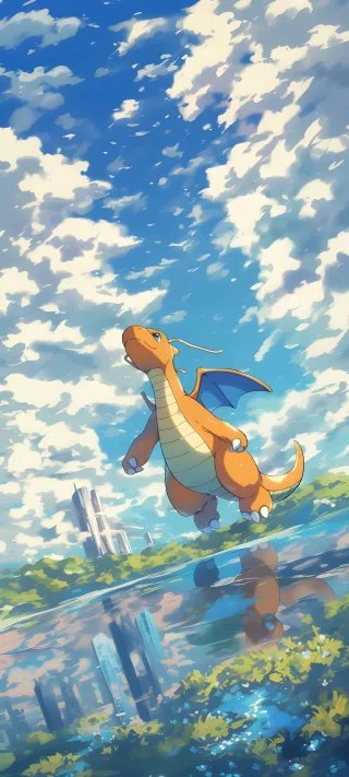 Guardian Above the Lake phone wallpaper